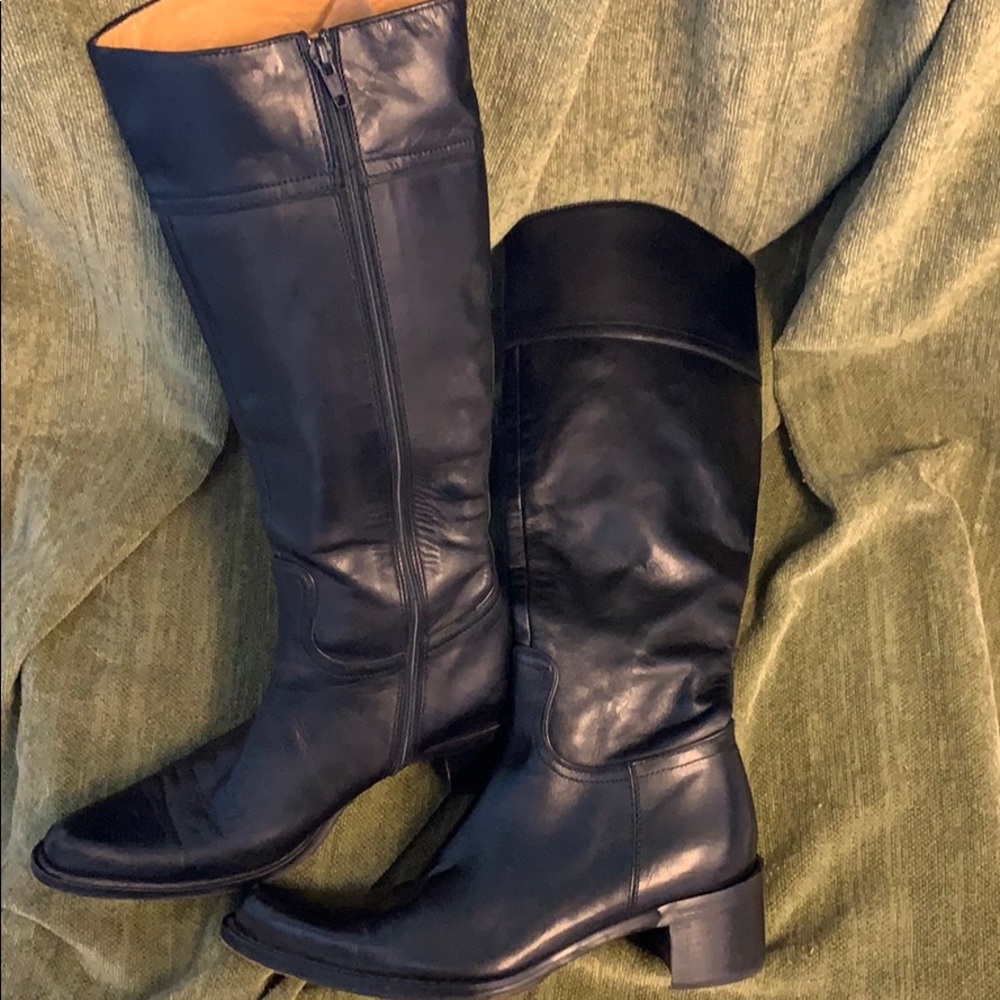 Vintage Coach Olivia riding boots leather lining-6 - Picture 2 of 8